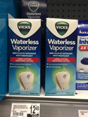 waterless vapor